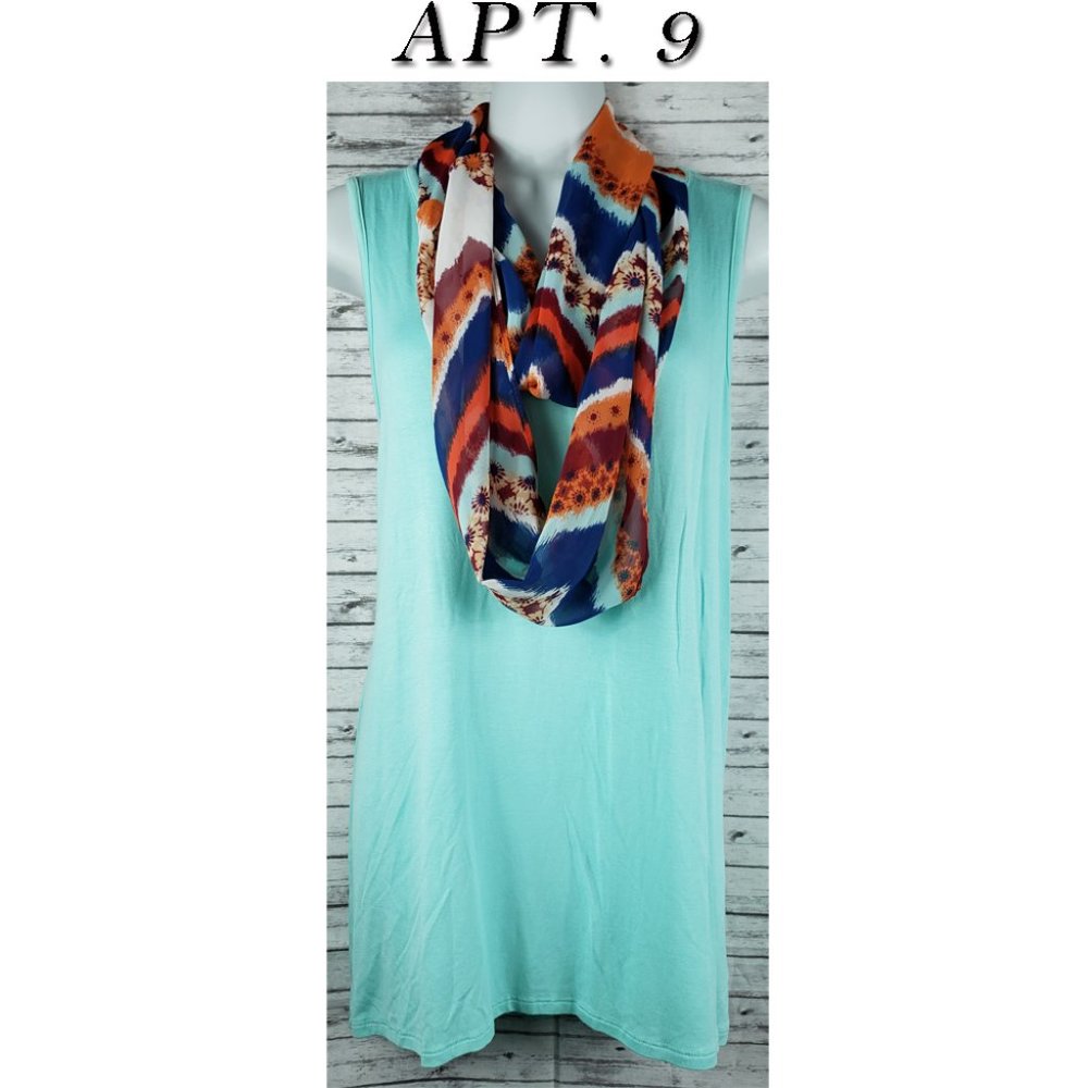 APT 9 Shirt & Infinity Scarf NWT Size XL